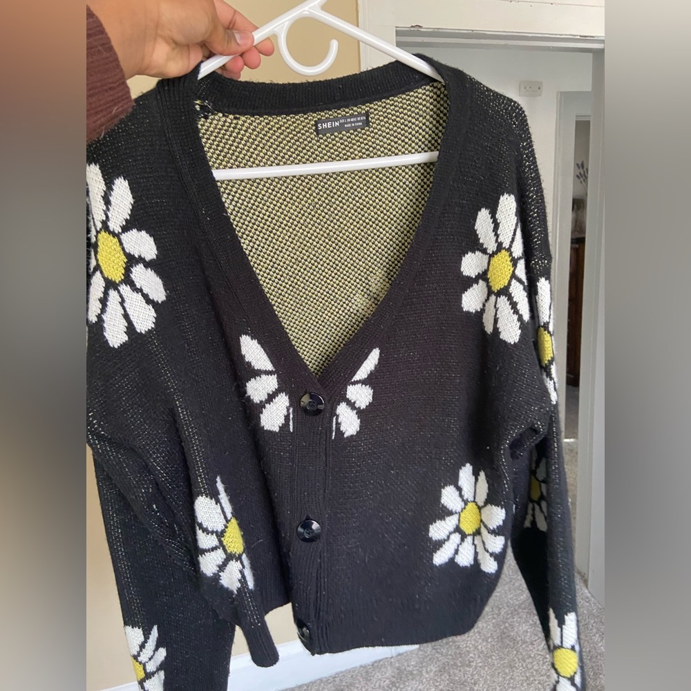 Flower cardigan size L